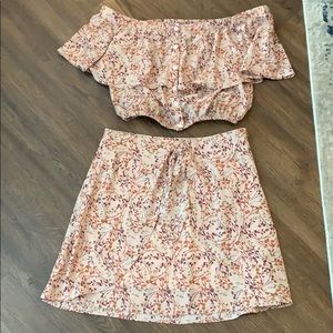 Two piece skirt set- Top M Skirt S